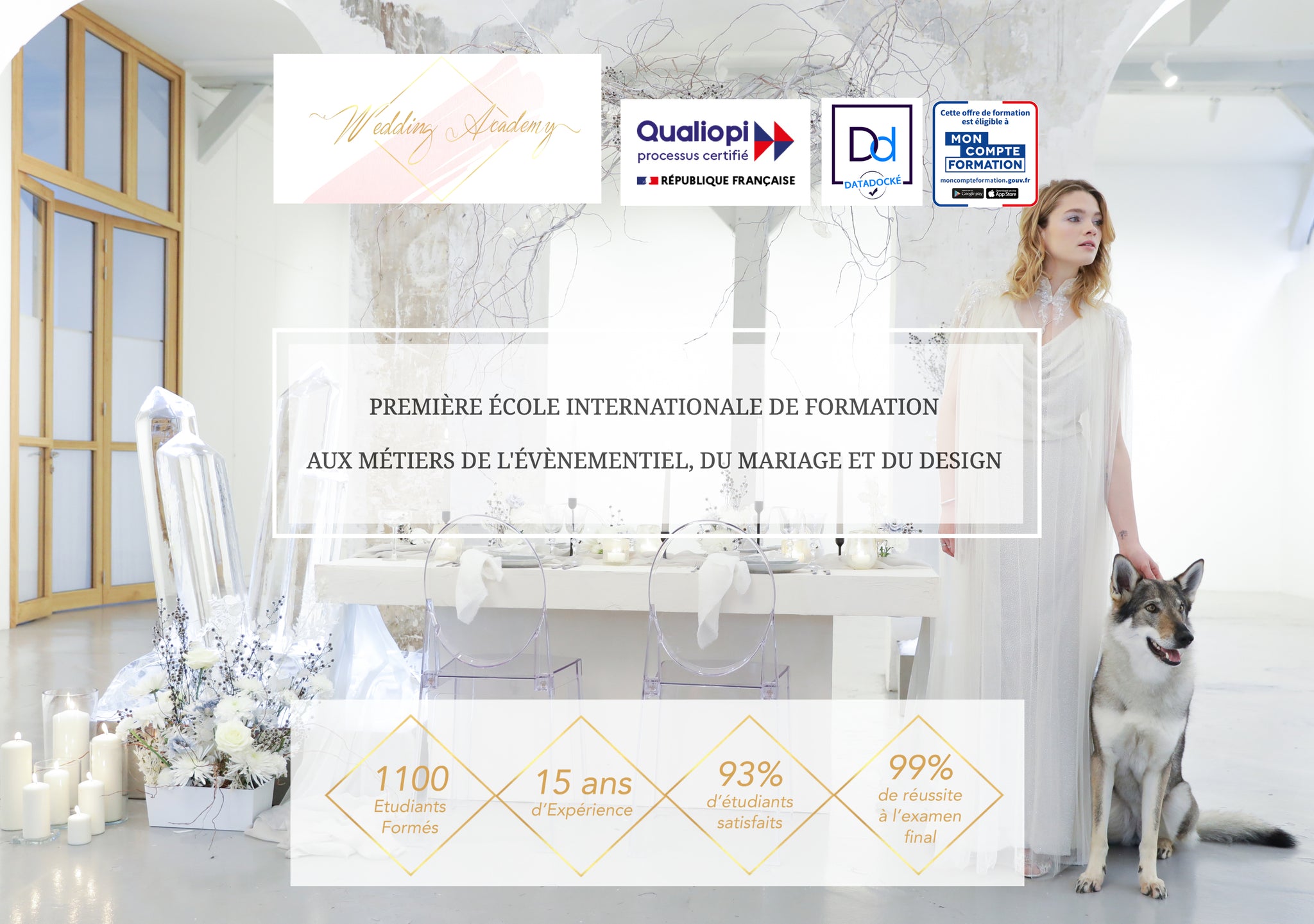 Formations aux métiers du mariage et certification qualité