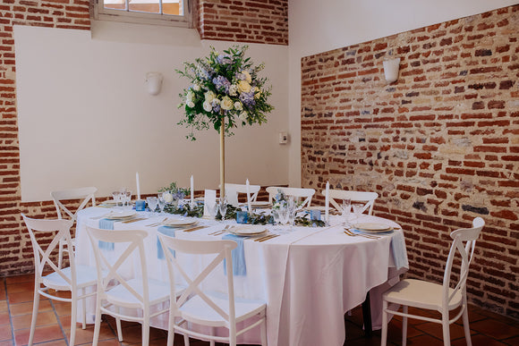 Shooting "Bleu ciel et Blanc" - Formation Wedding Planner à Toulouse